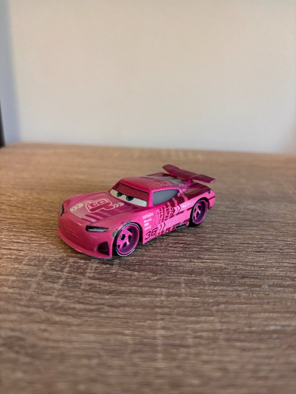 Disney Pixar Cars Rich Mixon #36 Next-Gen Tank Coat Diecast 1:55 Mattel Loose